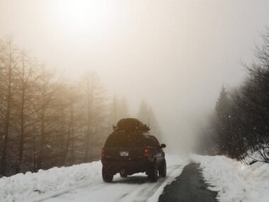 Car in winter